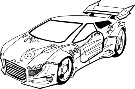 Sports Car Line Drawing At Getdrawings Free Download