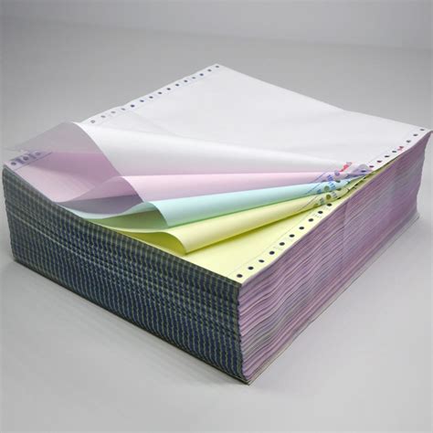 4 Ply Computer Continuous Carbonless Printing Paper Manufacture For