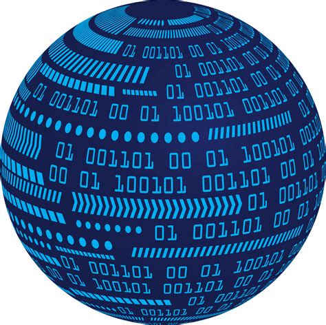 Blue Globe With Technology Elements 19638944 Png
