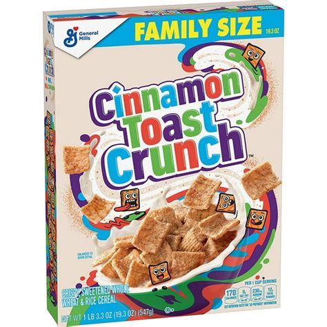 Cinnamon Toast Crunch Cereal With Whole Grain 193 Oz