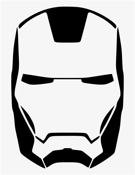 Free Iron Man Mask Coloring Pages