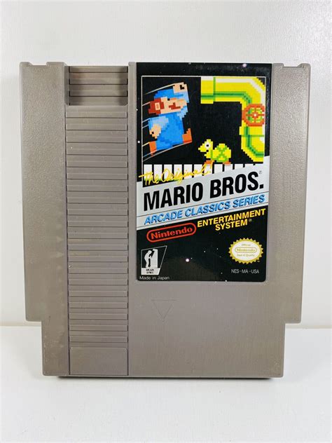 Mario Bros Arcade Classic Series Nintendo Nes Rare Original Game