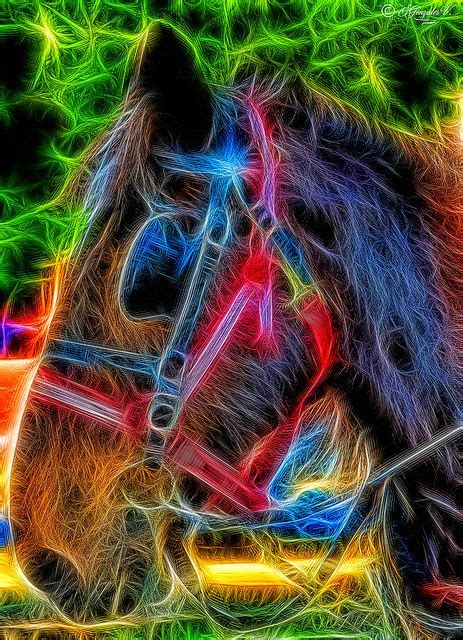 Fractalius Horse Fractal Art Colorful Abstract Art Fractals