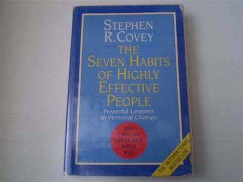 The 7 Habits of Highly Effective People By Stephen R. Covey | Used ...