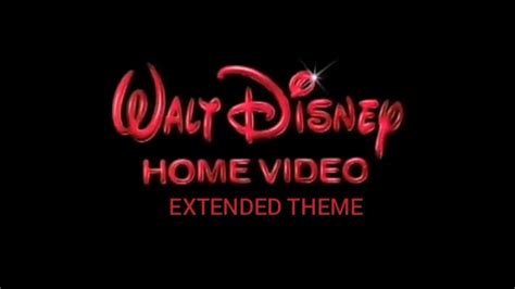 Walt Disney Home Video Logo Extended Theme YouTube