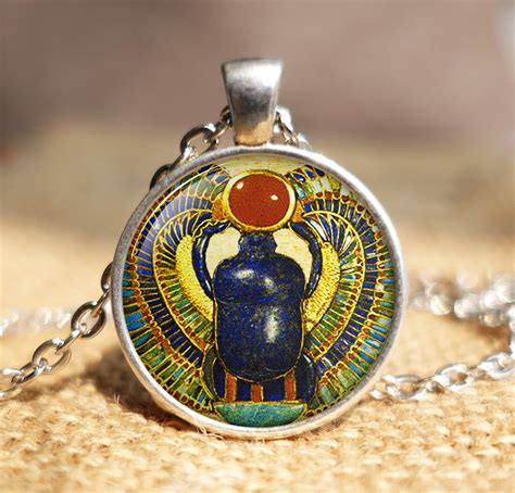 Egyptian Scarab Pendant Ancient Egypt Jewelry Egypt Etsy