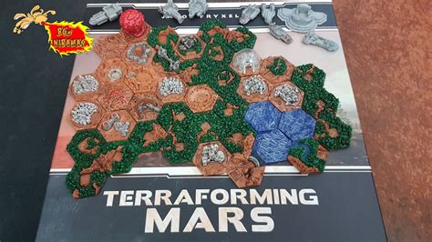 Terraforming Mars Big Box Easy Way To Paint The 3d Tiles Youtube