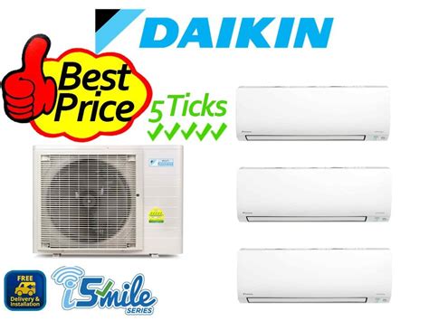 Daikin Ismile Series Aircon With Built In Wifi System Ac With