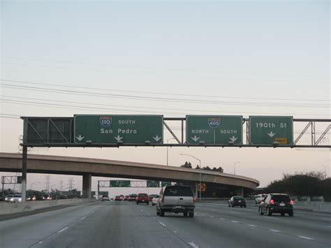 Interstate 110 South Aaroads California Highways