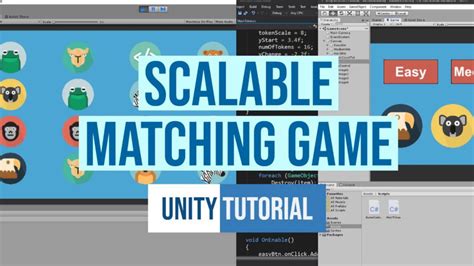 Unity Tutorial Responsive Matching Game Easy Medium And Hard Memory