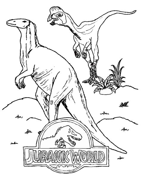 Dinosaurios Jurassic Park Para Colorear Libro De Dinosaurios Para
