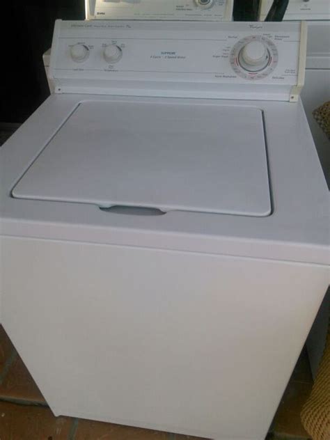 Whirlpool heavy duty super capacity washer and electric dryer these are completely refurbished and come with a warranty the appliance guys are open daily from 7 a.m. washer whirlpool Ultimate Care Heavy Duty super Capacity ...