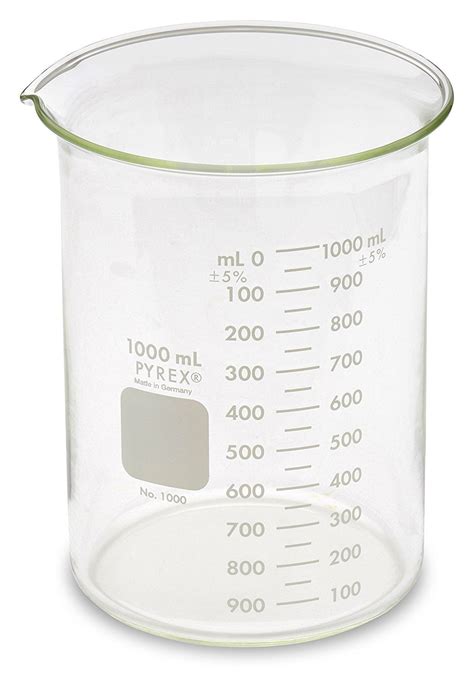 Pyrex Griffin Low Form 1000ml Beaker Graduated Ea Amazon Ca Tools And Home Improvement