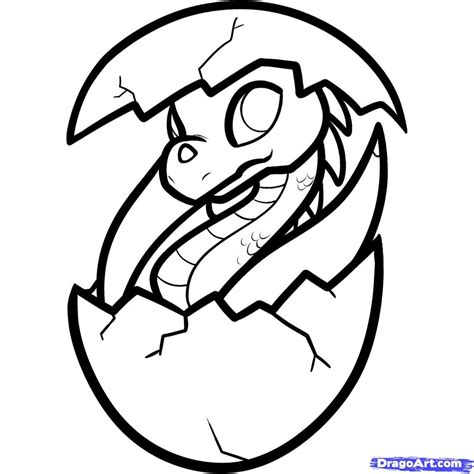 Simple Dragon To Draw A Dragon Hatchling Dragon Hatchling Step By
