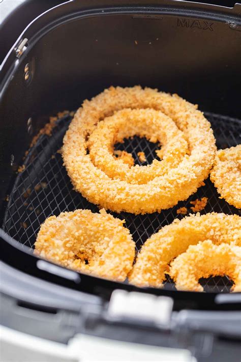 Crispy Air Fryer Onion Rings So Easy And Quick Plated Cravings