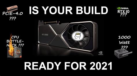2021 Next Gen Gaming Pc Parts List Rtx 30 Series Recommended Build