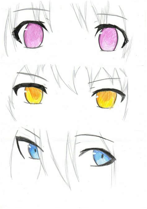 Como Dibujar Ojos En Estilo Anime Palheta Veste