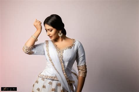 Nayanathara Wickramaarachchi White Dress Hot Photo Shoot