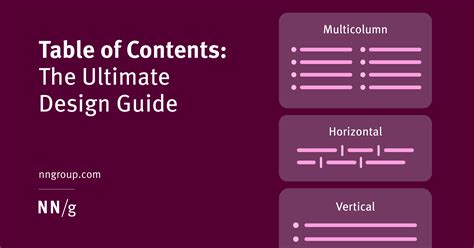 Table Of Contents The Ultimate Design Guide