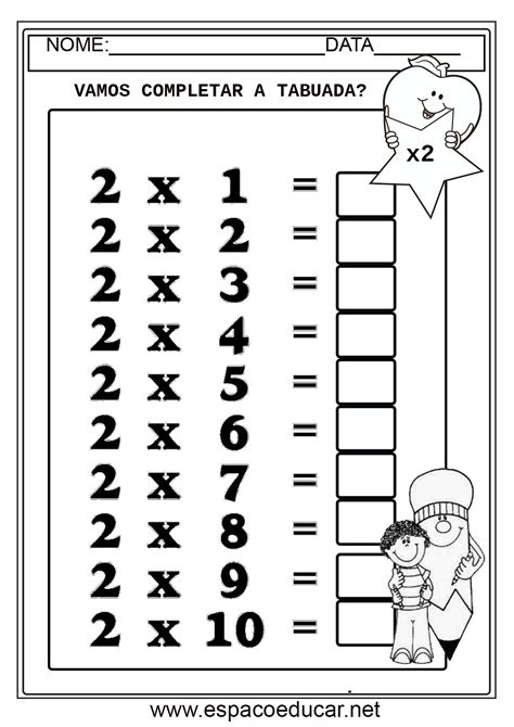 Atividade Multiplicacao 4 Ano