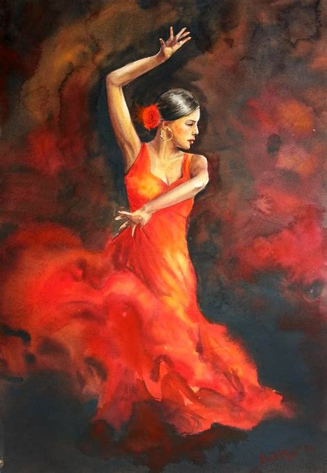Spanish Dancer Painting At PaintingValley Com Explore Collection Of