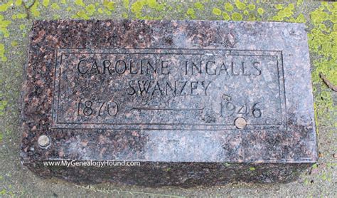 We did not find results for: Caroline "Carrie" Ingalls Swanzey, tombstone and grave ...