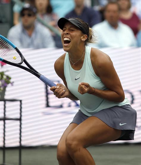 Madison keys loses bet | wears men's tennis kit. American Madison Keys overpowers Caroline Wozniacki to win ...