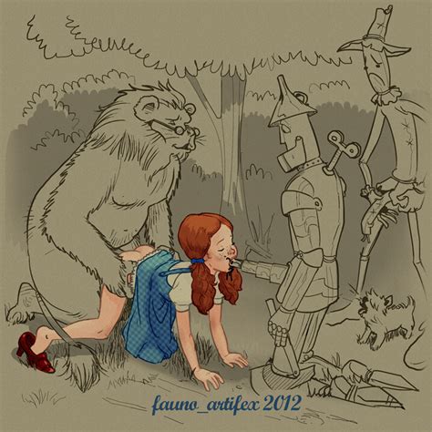 Rule 34 Cowardly Lion Dorothy Gale Fauno Artifex Scarecrow Tin Man Wizard Of Oz 1128503