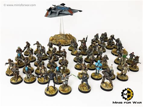 Star Wars Legion Rebel Army Showcase Minis For War Painting Studio