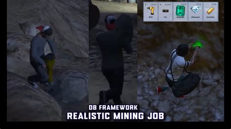 Fivem Realistic Mining Job Mining With C4 And Drill Mixer Process