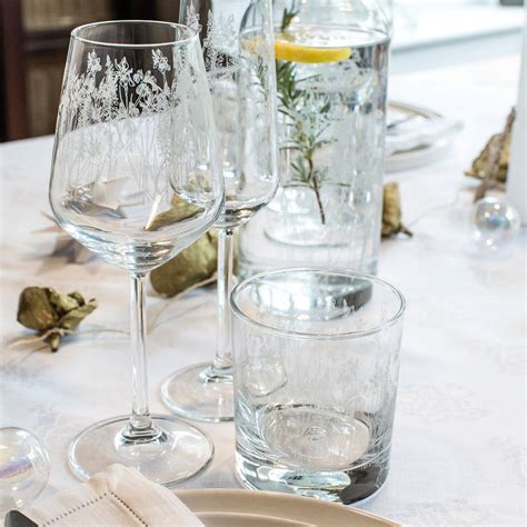 floral wine glass by emma britton decorative glass designer
