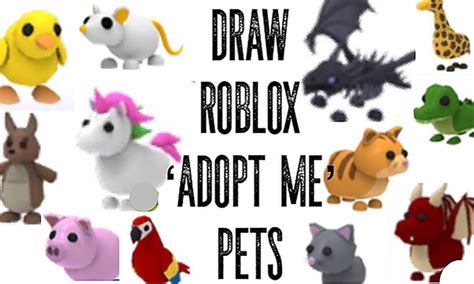 Do whatever you want but don't transfer money or any item outside of the trading menu or else you will end up getting scammed. Draw Roblox Adopt Me Pets | Small Online Class for Ages 8 ...