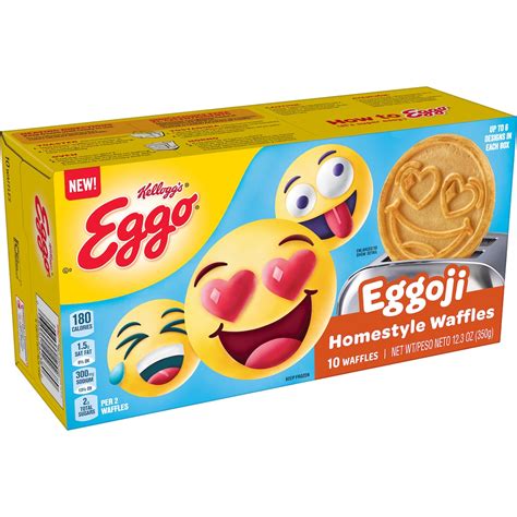 Where To Buy Eggos New Eggoji Waffles With Cute Emoji Designs
