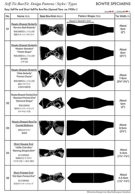 Self Tie Bowtie Styles Types Design Patternseasy And Short Types Bow Tie