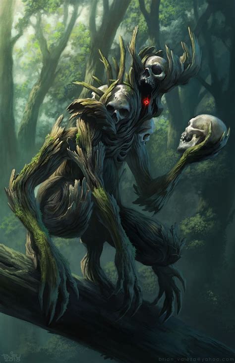 Ada Natures Malice By Brian Valeza Dark Creatures Fantasy Creatures