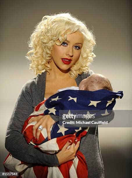 Christina Aguilera Baby Photos And Premium High Res Pictures Getty Images