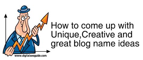 You can come up with a unique and creative blog name easily by incorporating a word from the list above. How to Come up with creative and unique blog name ideas ...