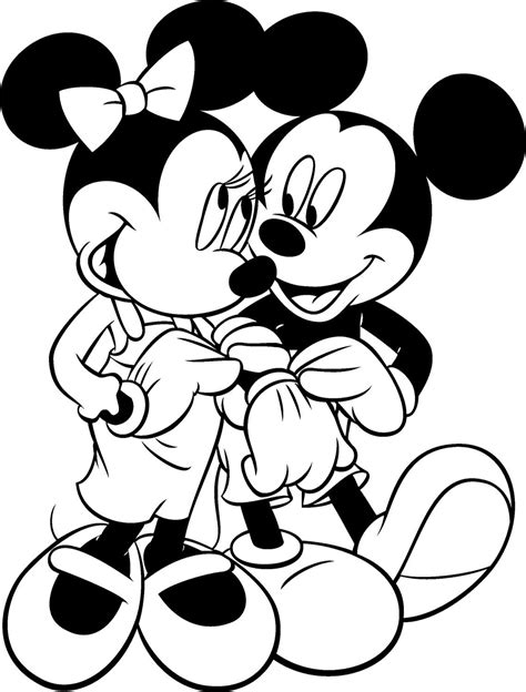 Actor mickey rooney has claimed that, during his mickey mcguire days, he met cartoonist walt disney at the warner brothers studio, and that disney. Valentines Of Mickey Mouse And Minnie Mouse Coloring Pages ...