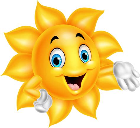 Cartoon Sun Smiling Face Vectors 06 Free Download