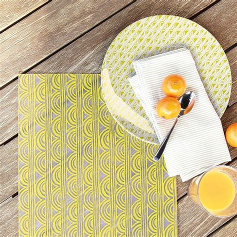 Sunshine Polypropylene Placemat Contemporary Placemats By West Elm