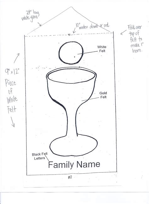 Free Printable First Communion Banner Templates