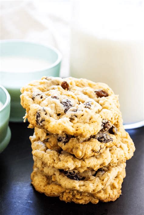My son's tennis coach just had a baby so i asked her. Oatmeal Raisin Cookies - A Dash of Sanity | Recipe ...
