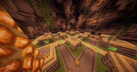Underground Village Minecraft Map