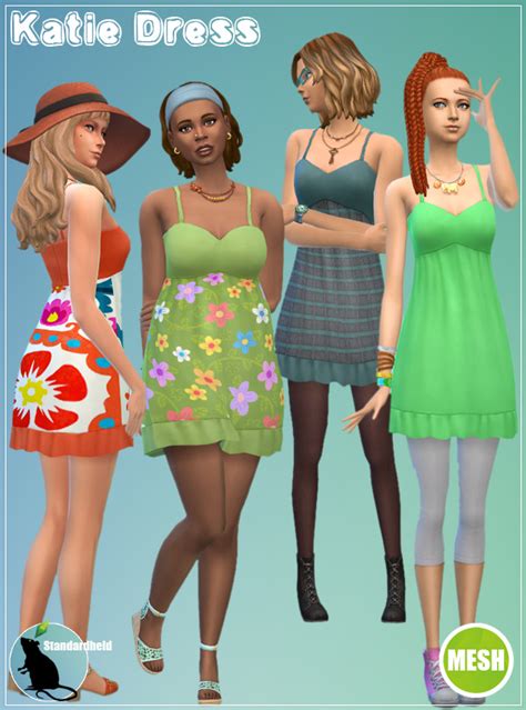4 Sims Four Clothing Recolors Packs And More By Standard Held