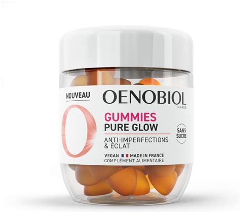Oenobiol Gummies Pure Glow Peau Nette Anti Imperfections Programme