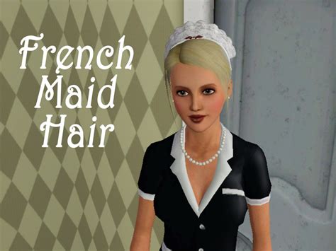 The Sims Resource Af French Maid Hair