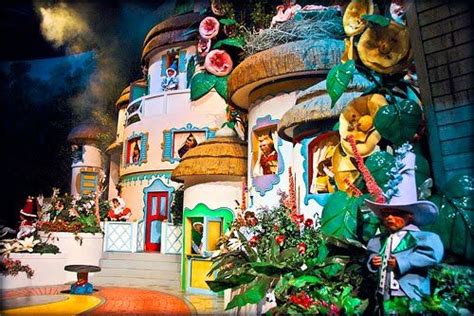 Munchkin Land Wizard Of Oz Triptych Metal Wall Art Mixed Media