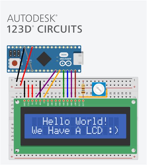 Autodesk Circuits On Twitter Hello World You Asked For An Lcd In
