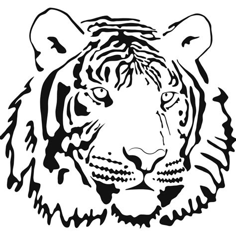 Tiger Outline Drawing Clipart Best