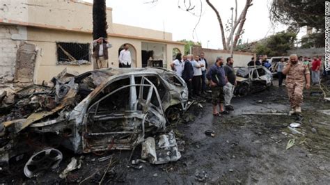 Car Bomb Explodes Outside French Embassy In Tripoli Cnn